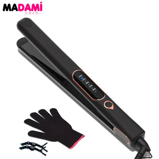 Hair Straightener Curler Tourmaline Ceramic