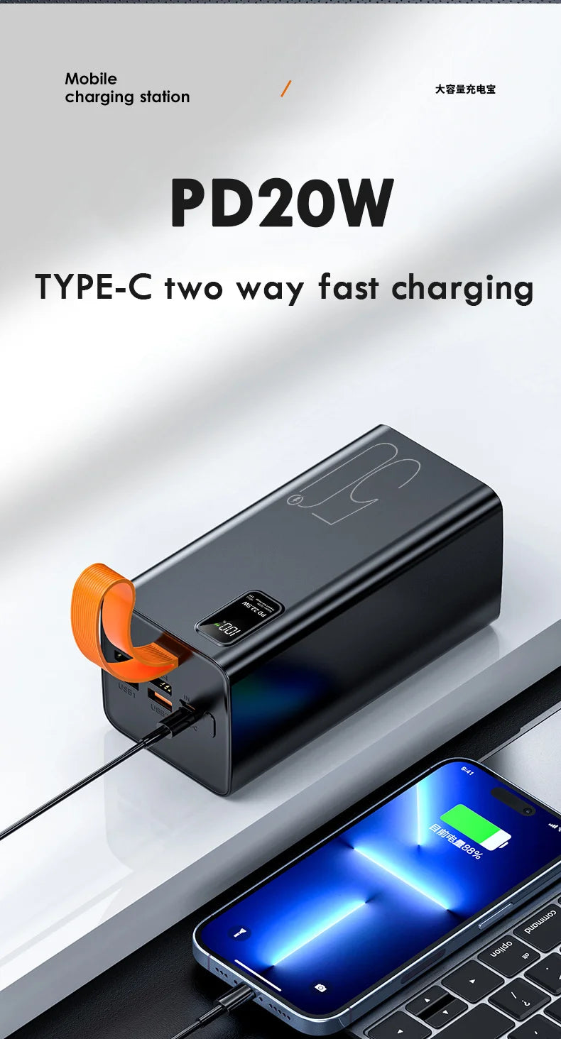 Large Capacity 20000mAh / 50000mAh Power Bank