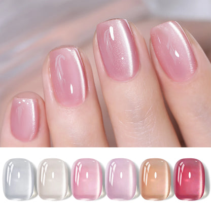 BORN PRETTY 6pcs/set Cat Magnetic Gel Nail