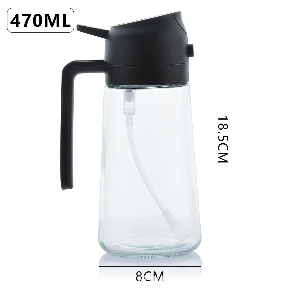 Oil Spray 2-in-1 Glass Household Kitchen Oil Spray