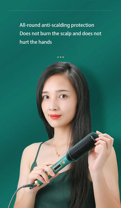 Thermostatic hair straightener