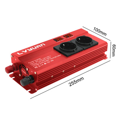 2600W/4000W Car Inverter DC12V AC220V Power Inversor LED Display