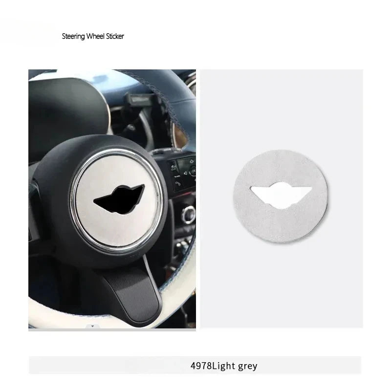 Italy Super Suede Car Steering Wheel Cover For Mini Cooper
