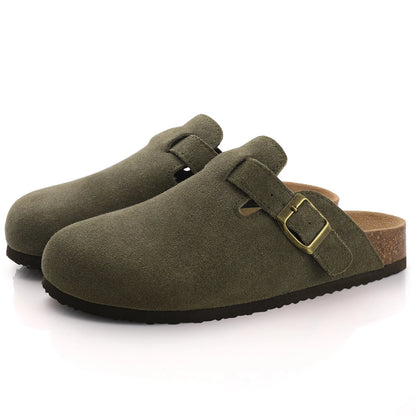 Comwarm Cork Men Clogs Slippers