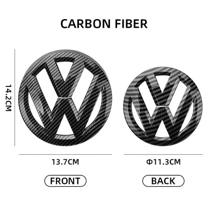 Car Glossy Black Front Grill Badges