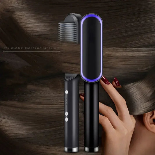 Thermostatic hair straightener