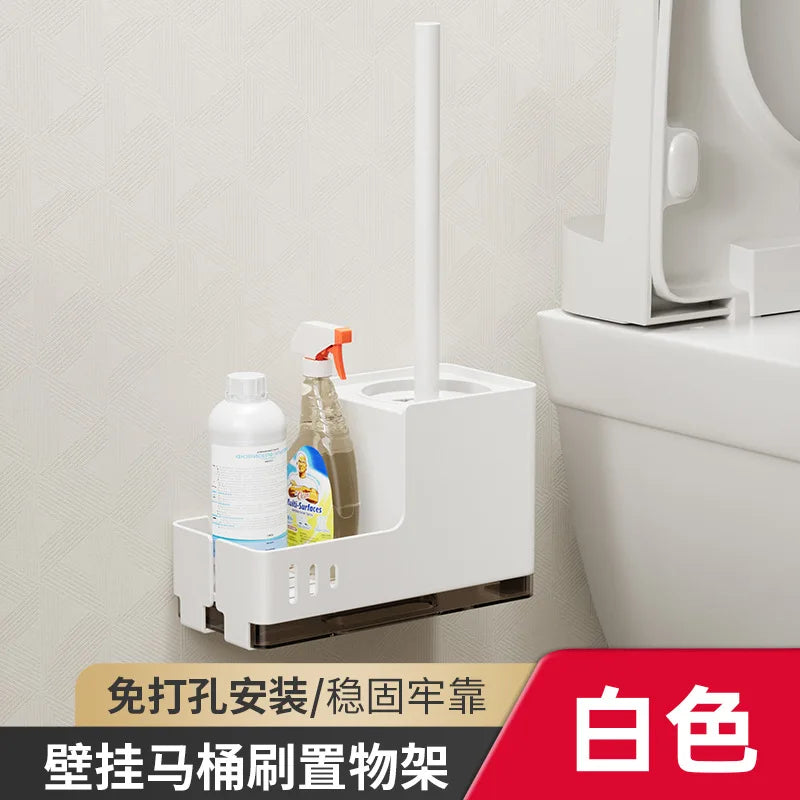 Toilet brush storage