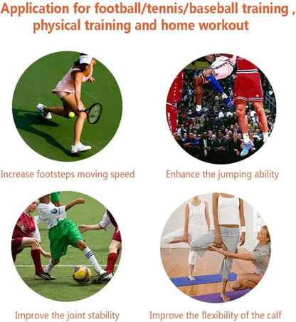 Ankle Resistance Training Speed and Agility Training Tool Ankle Resistance Bands for Football Basketball Taekwondo Yoga Boxing