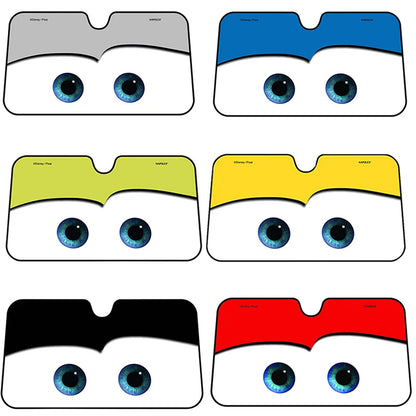6 Colors Eyes Heated Windshield Sunshade Car Window