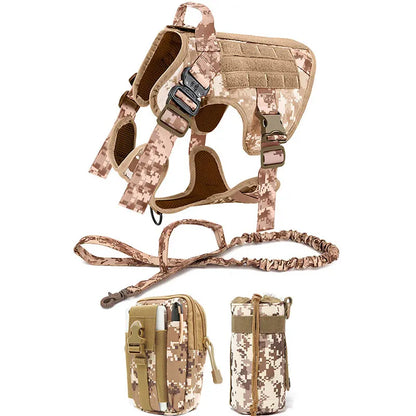Military Large Dog Harness Pet German