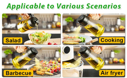 Oil Spray 2-in-1 Glass Household Kitchen Oil Spray