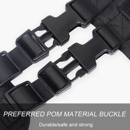 Tactical Dog Harness with Handle and Leash Military