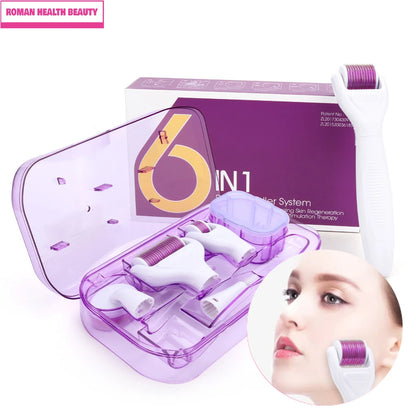 6 in 1 Microneedle Derma Roller Kit for Face Eye Body 3