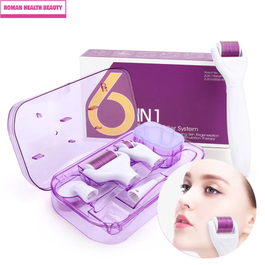 6 in 1 Microneedle Derma Roller Kit for Face Eye Body 3