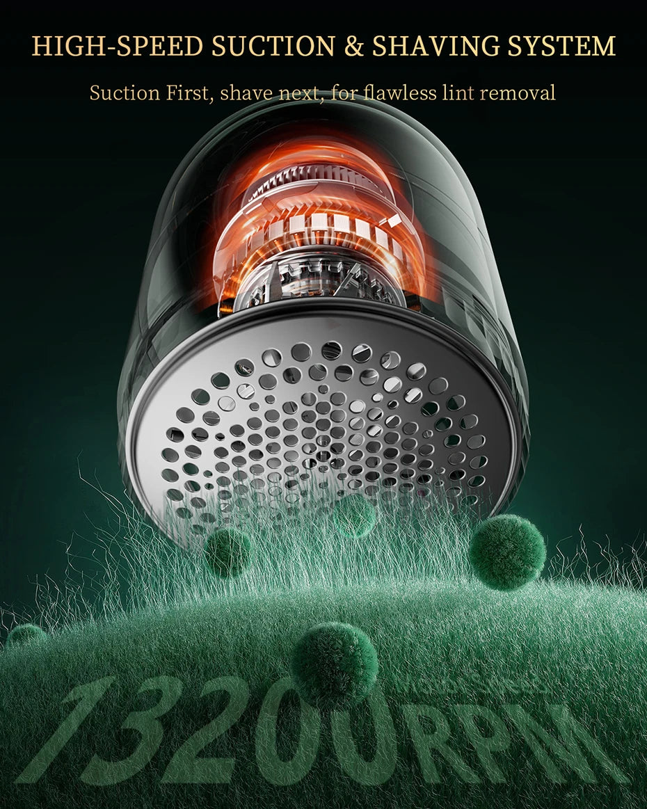 coldSky Lint Remover Sweater Shaver with Digital Display