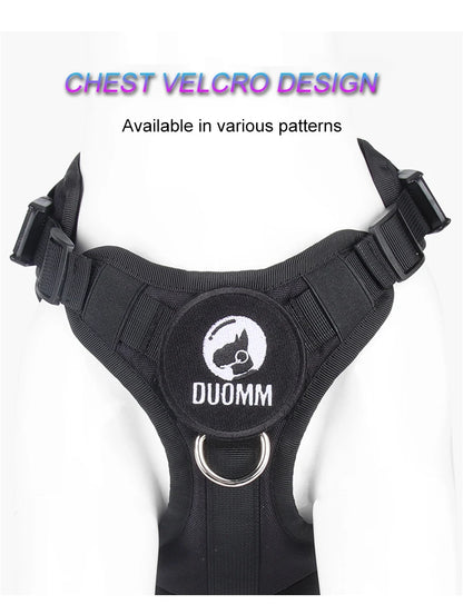 Tactical Dog Harness with Handle and Leash Military