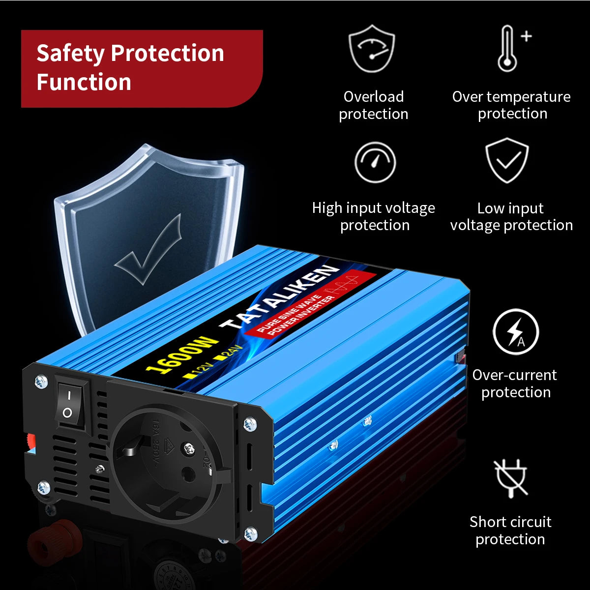 Inverters 12V to 220V