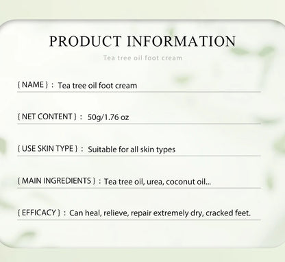 Urea Coconut Oil Foot Cream