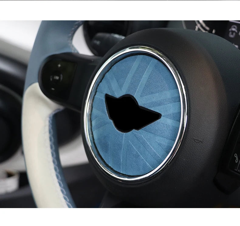 Italy Super Suede Car Steering Wheel Cover For Mini Cooper