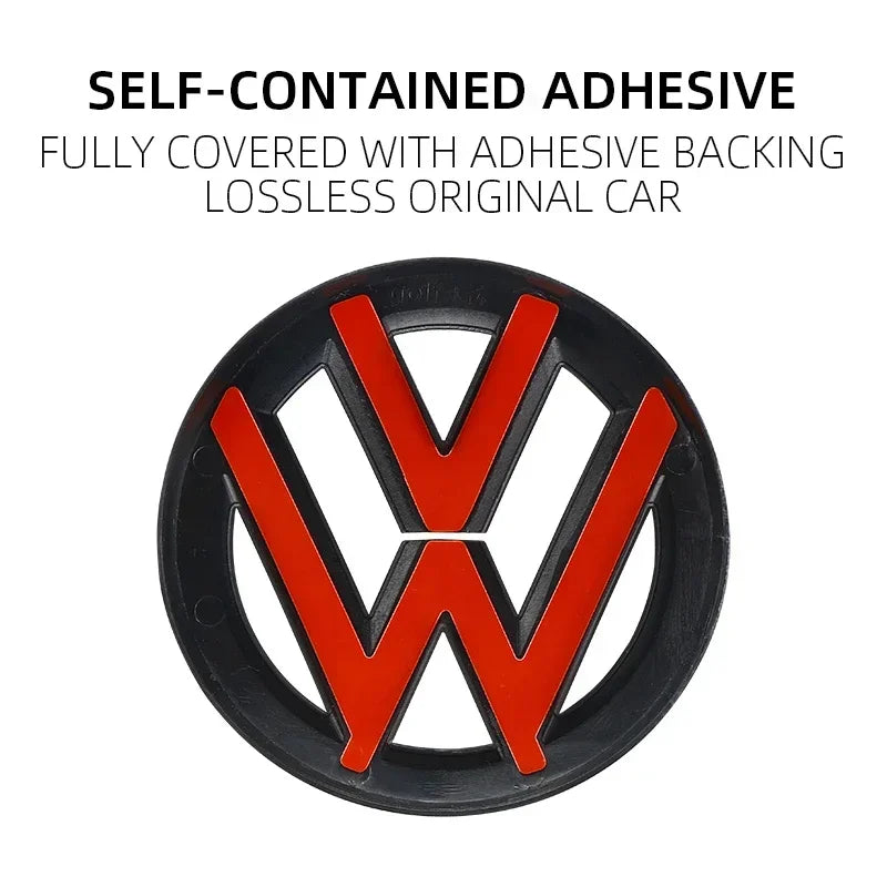 Car Glossy Black Front Grill Badges