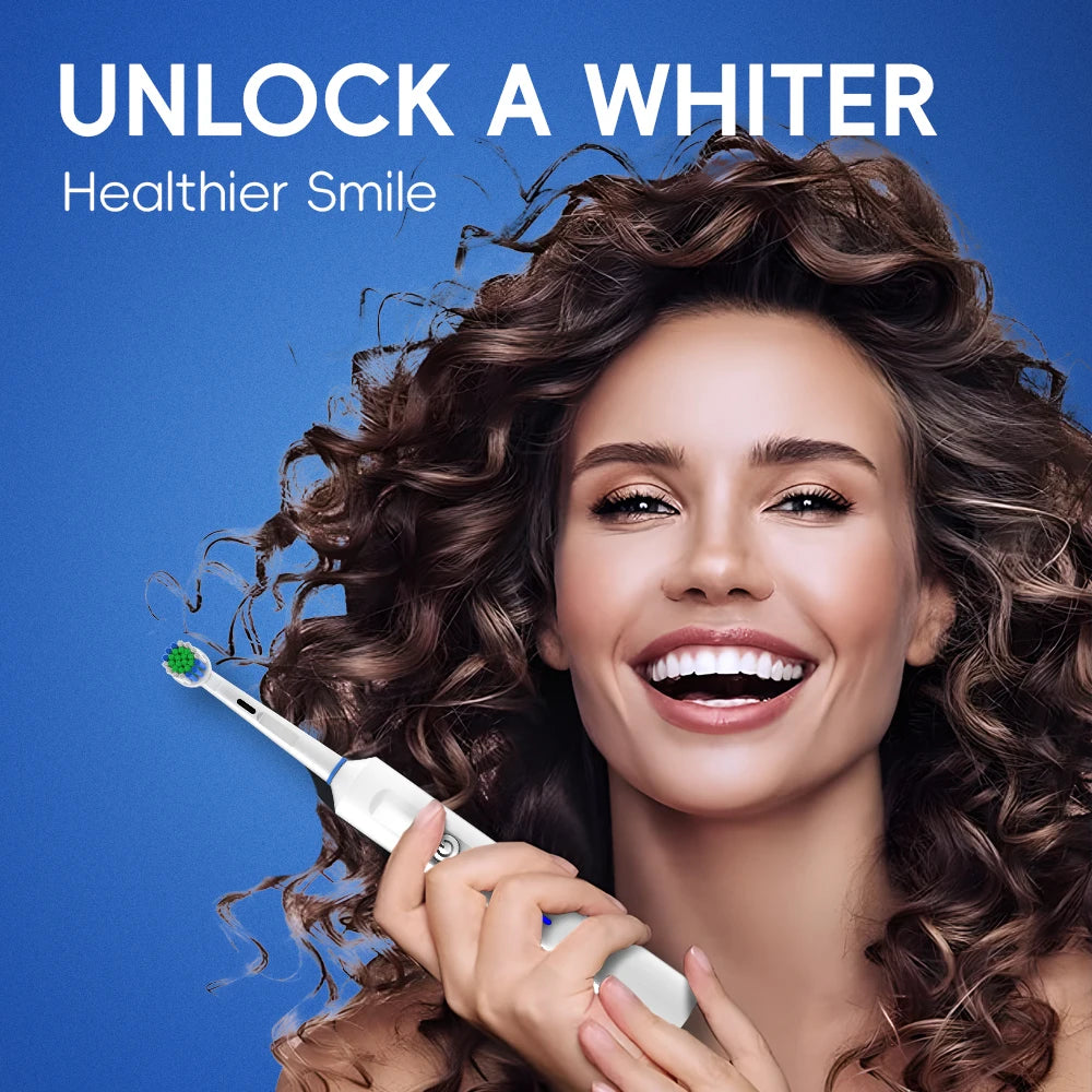 Smart Wireless Charging Rotating Electric Toothbrush