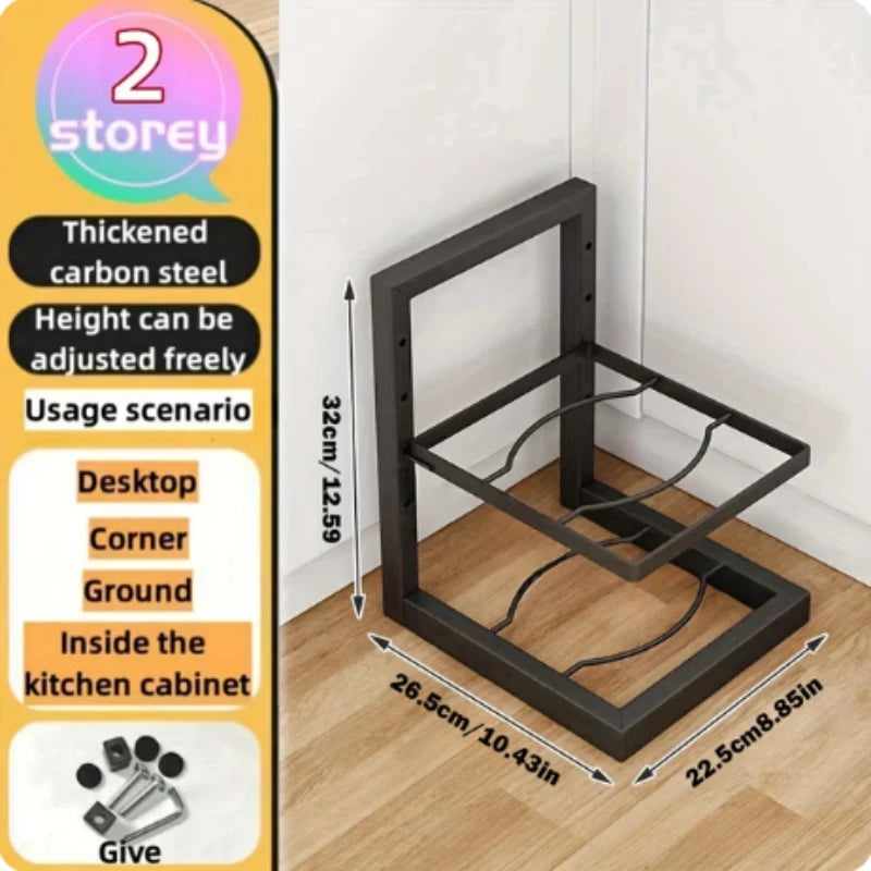 Adjustable Pot Rack Organizer