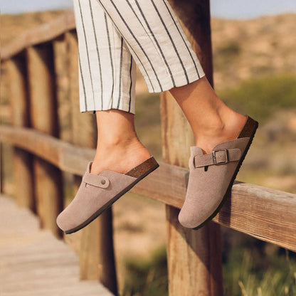 Comwarm Cork Men Clogs Slippers