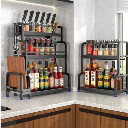 Kitchen Spice Rack Carbon Steel