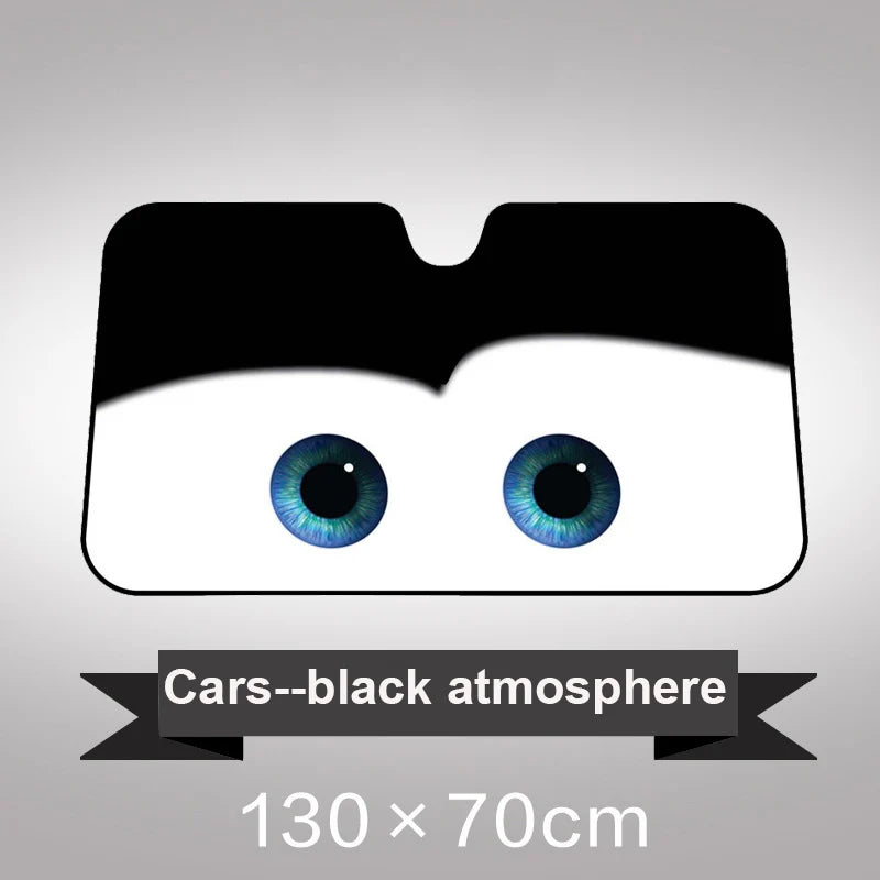 6 Colors Eyes Heated Windshield Sunshade Car Window