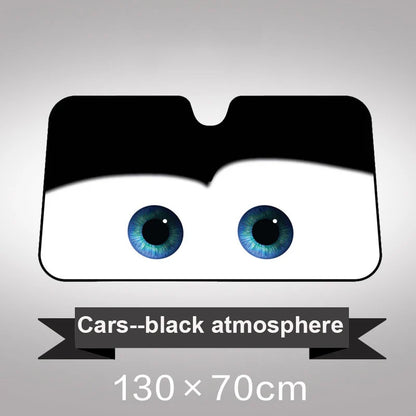 6 Colors Eyes Heated Windshield Sunshade Car Window