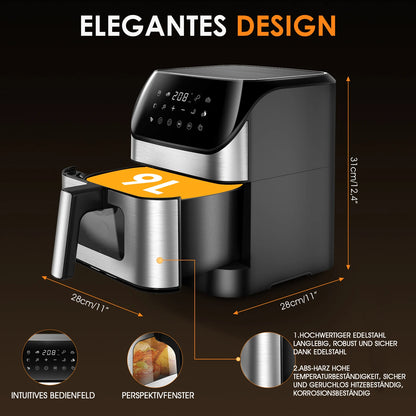 Visible Air Fryer 9L Large Airfryer