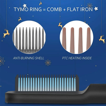 Thermostatic hair straightener