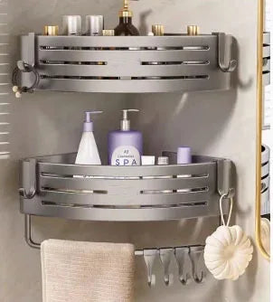 No Drill Bathroom Corner