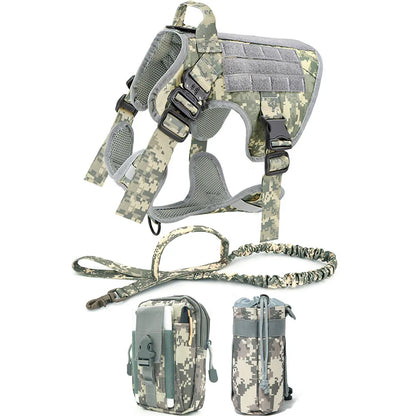 Military Large Dog Harness Pet German