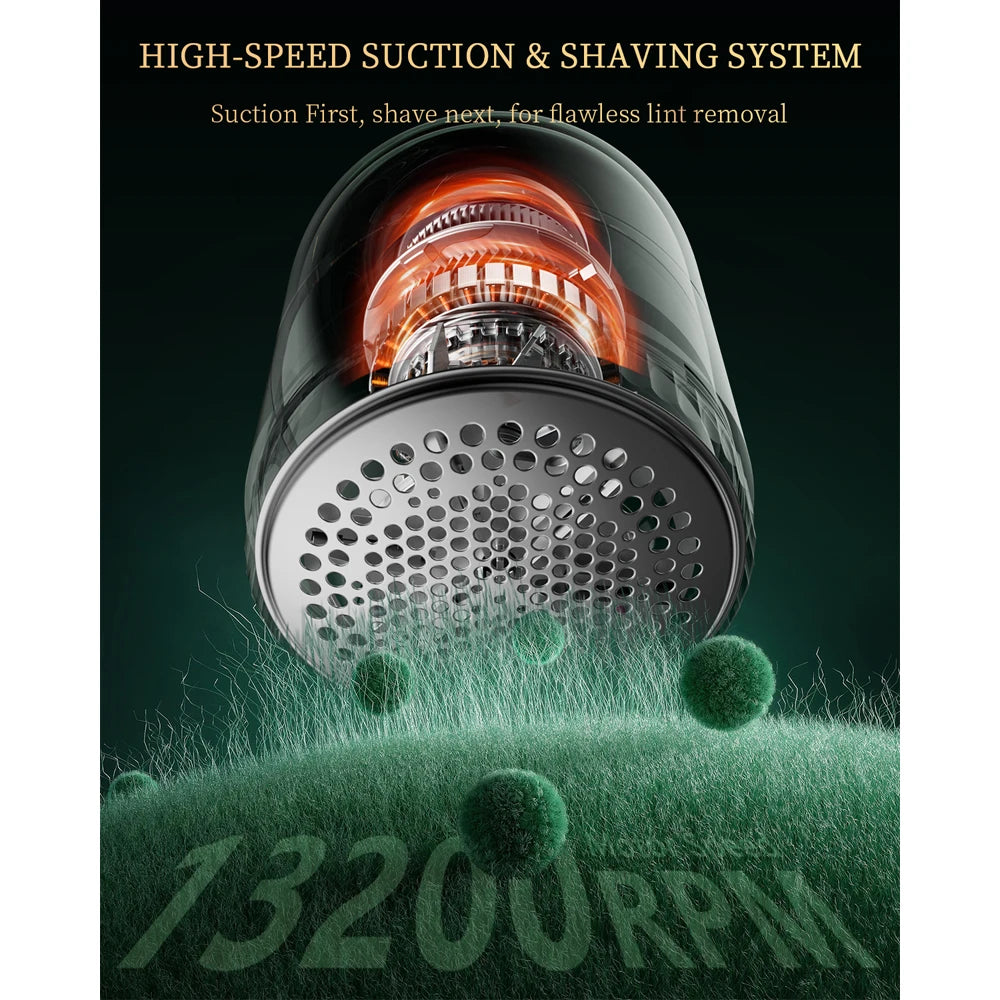coldSky Lint Remover Sweater Shaver with Digital Display