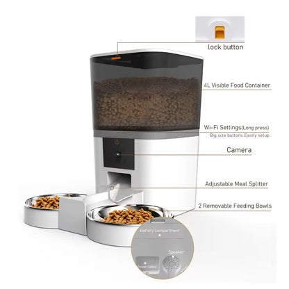 4L Double Meal Camera APP Automatic
