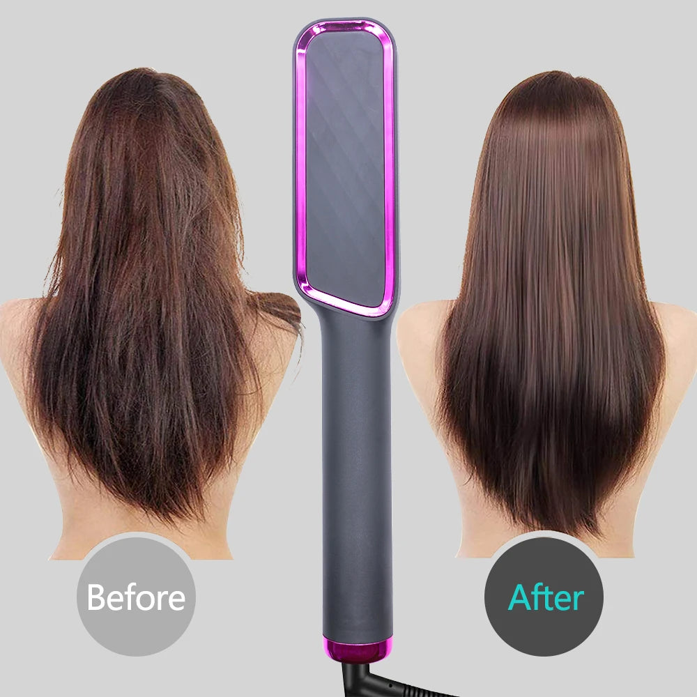 Electric Hot Comb Straight Hair Straightener