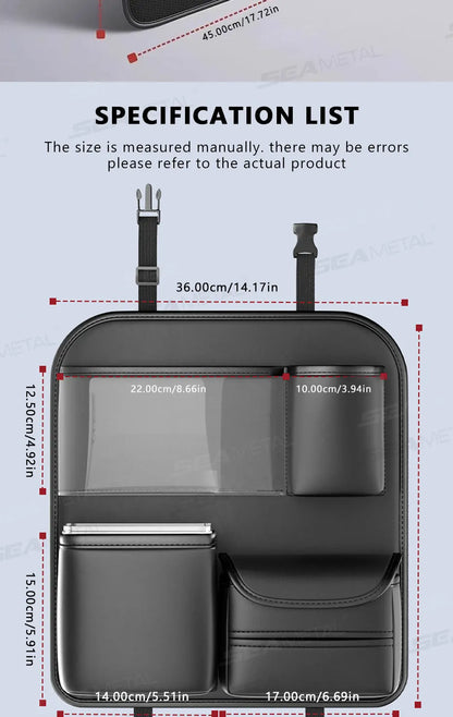 SEAMETAL Car Seat Back Storage