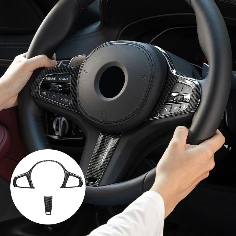 Car Styling Steering Wheel Trim Cover Sticker Decoration Accessory For BMW - Krass Market