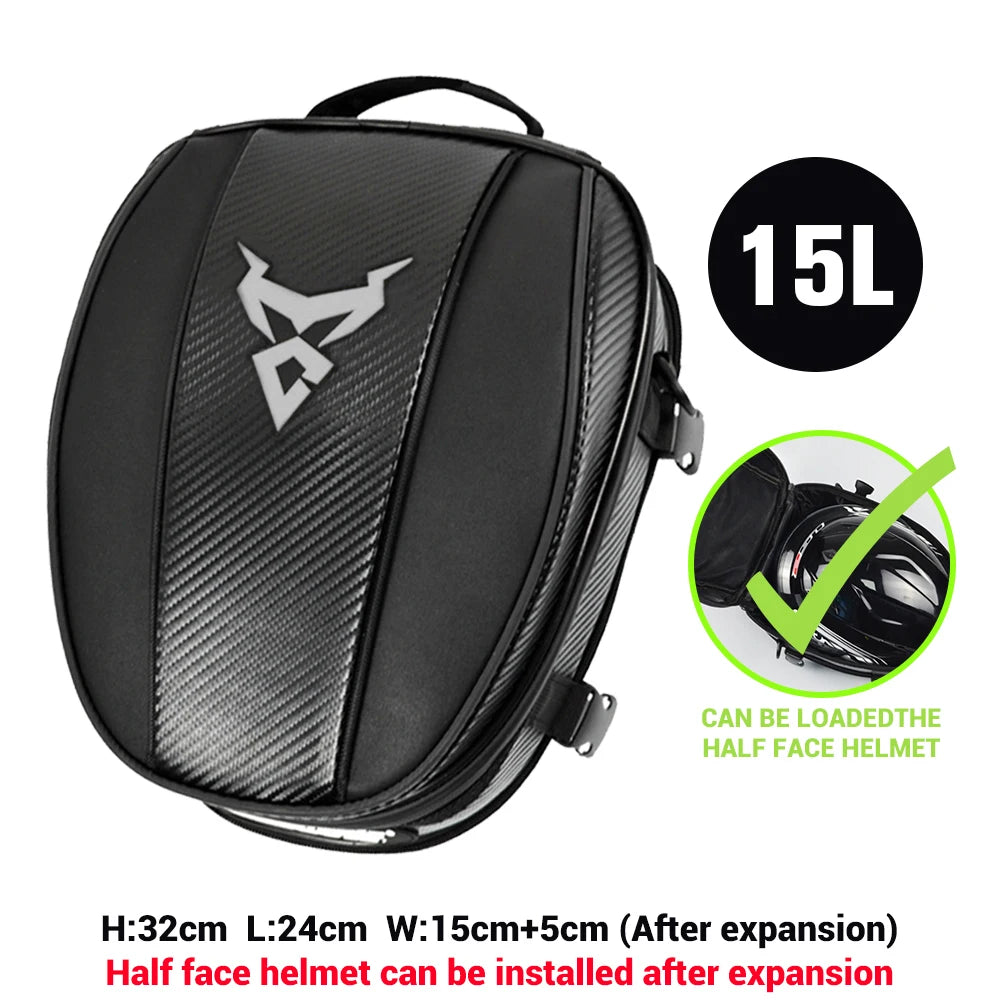 Motocentric Waterproof Motorcycle Tail Bag Multifunction