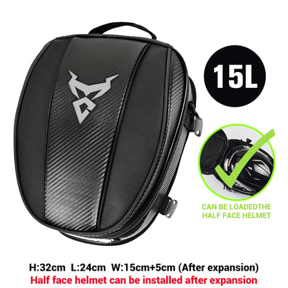 Motocentric Waterproof Motorcycle Tail Bag Multifunction