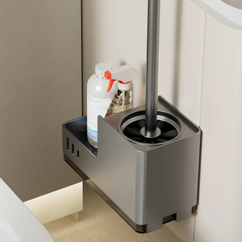 Toilet brush storage