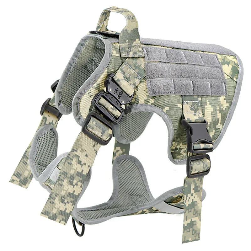 Military Large Dog Harness Pet German