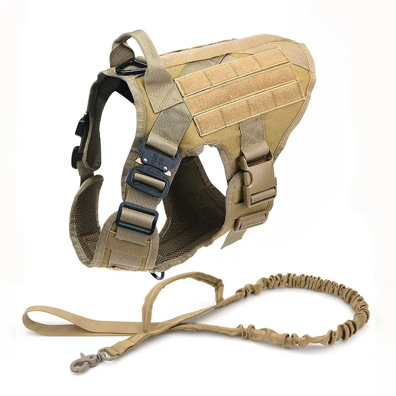 Military Large Dog Harness Pet German