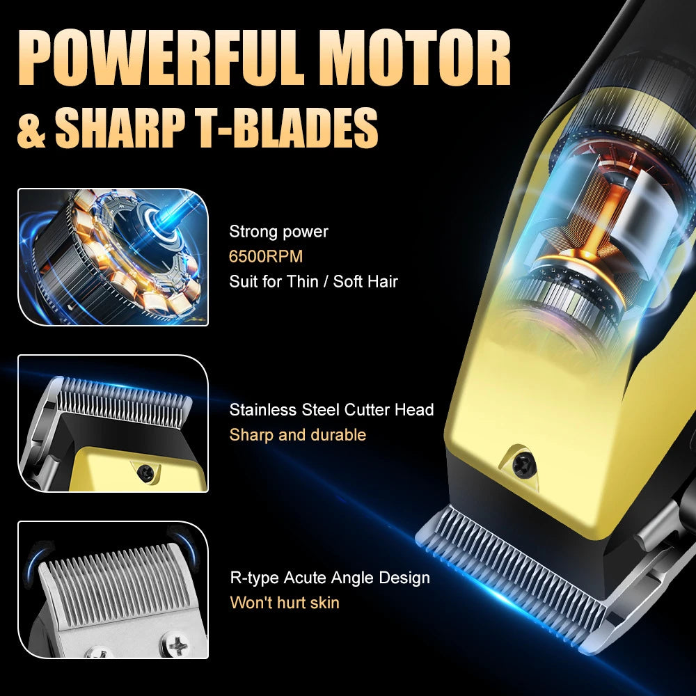 USB Rechargeable Hair Clippers for Men