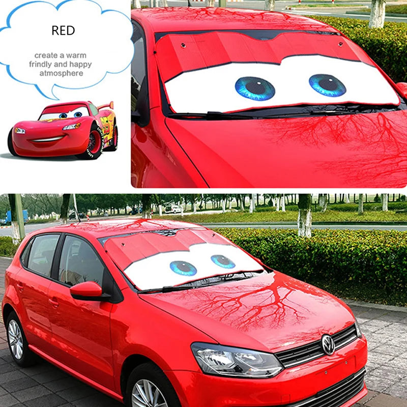 6 Colors Eyes Heated Windshield Sunshade Car Window