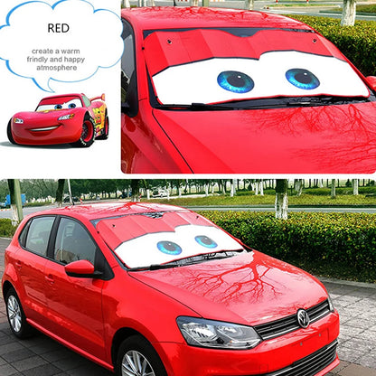 6 Colors Eyes Heated Windshield Sunshade Car Window