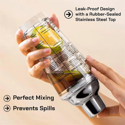 Glass Cocktail Shaker