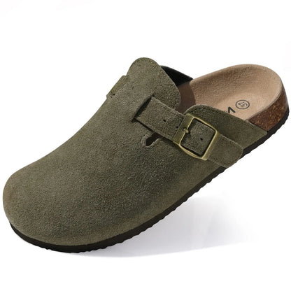 Comwarm Cork Men Clogs Slippers