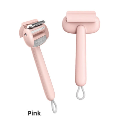 Pet Knot Untangling Comb with Anti-static Cloth  Flip-top Hair